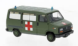 Brekina 34912 - H0 - Fiat Ducato Bus 1982, Militärambulanz
